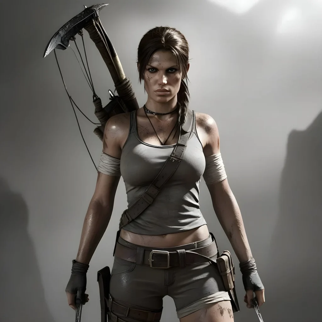 AI-generated Tomb Raider Lara Croft